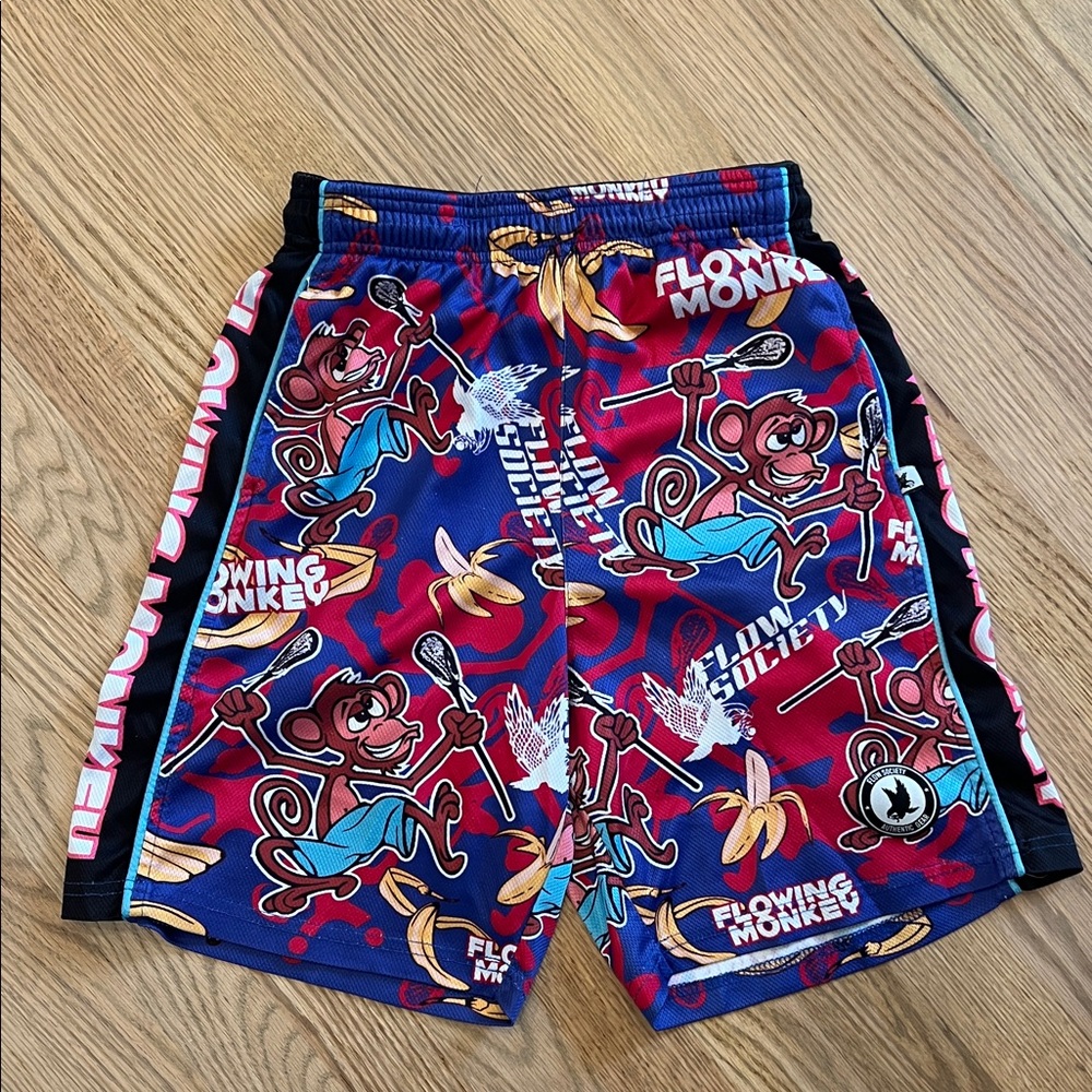 Flow Society Flowing Monkey Attack Shorts - Youth L